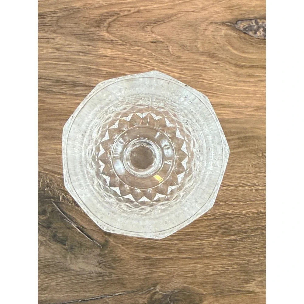 VTG PAIR (2) Cristal D'arques Verres a Pied Longchamp‎ No 5 Crystal Stemglasses